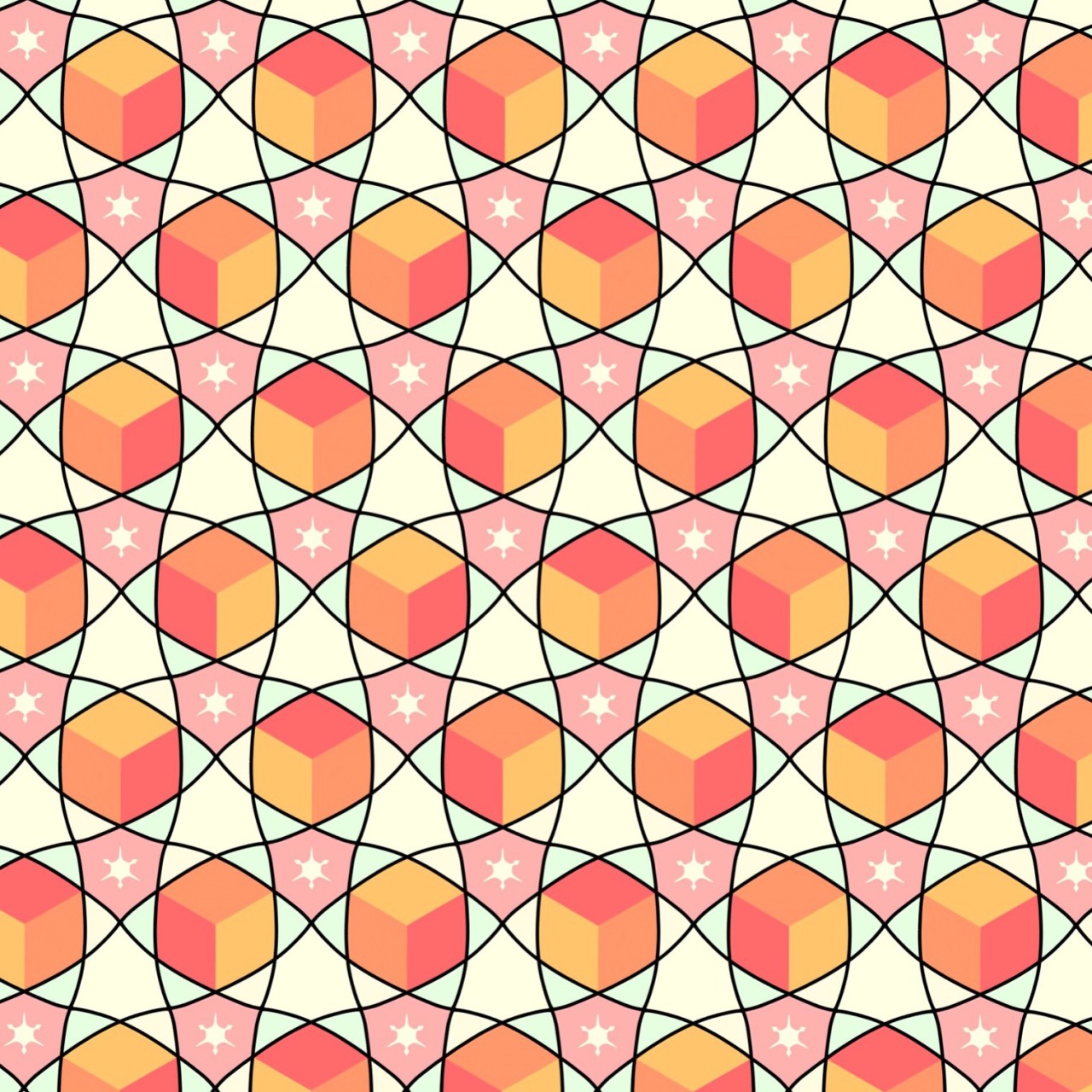 Wizard Cubes tesselation